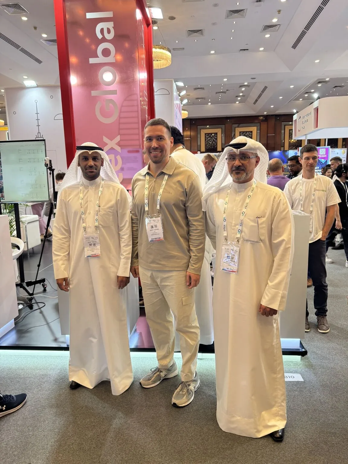 Cyberkov and Velter teams at GITEX Global exhibition